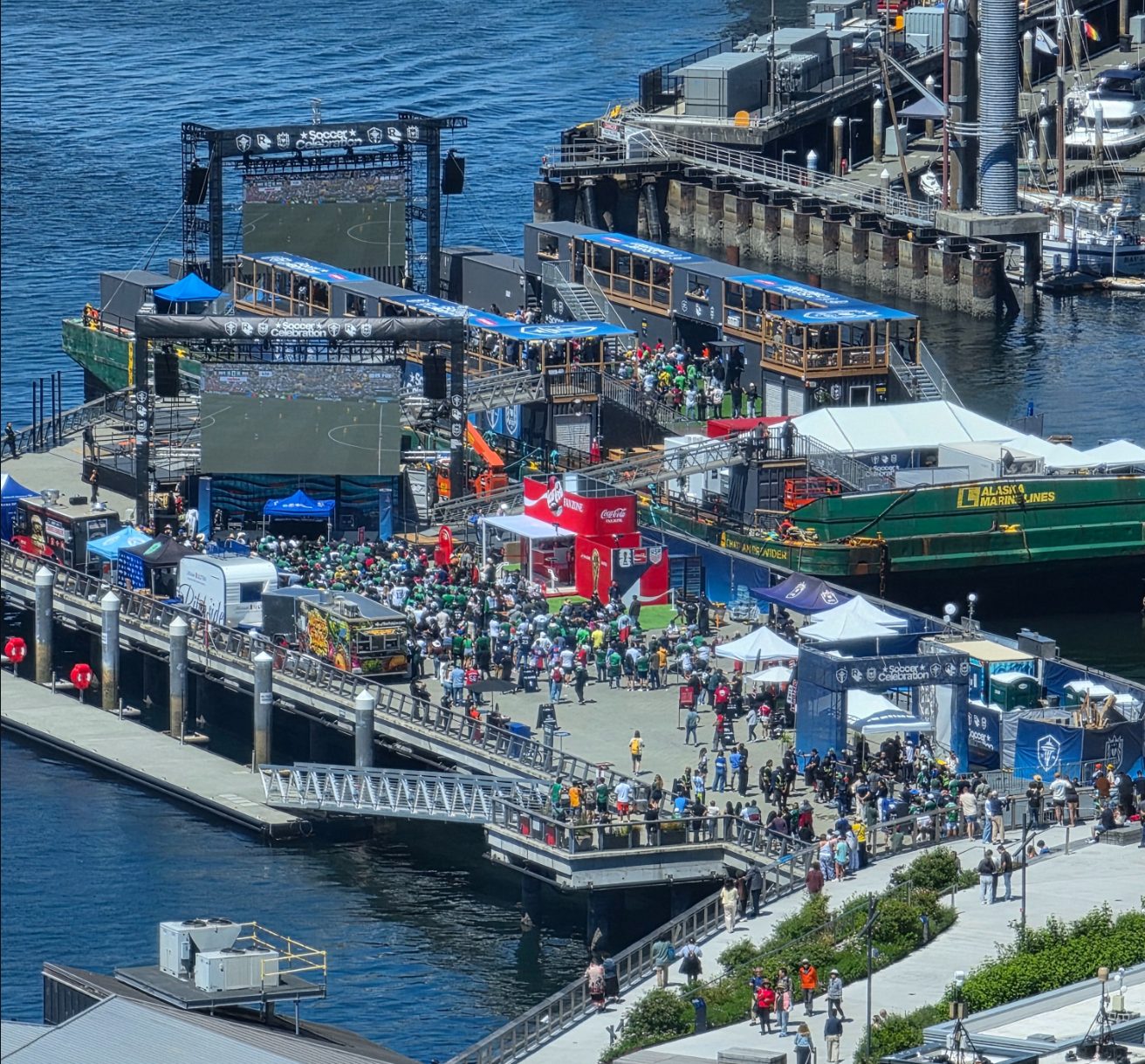 Straight from the Seattle fan zone