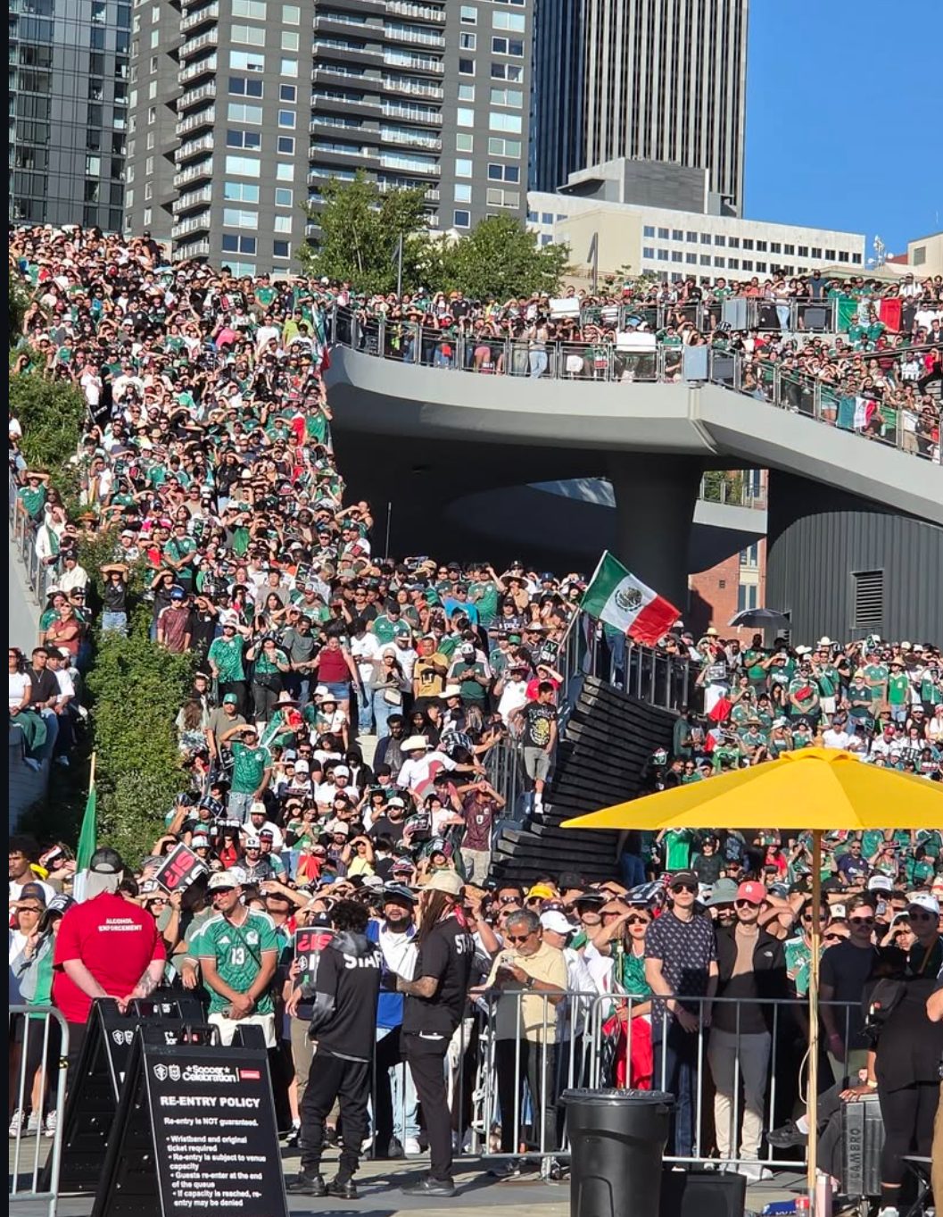 Straight from the Seattle fan zone